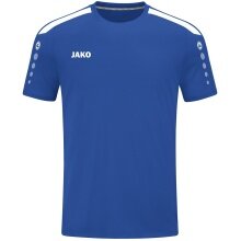 JAKO Sport-Tshirt Trikot Power (Polyester-Interlock, strapazierfähig) royalblau Kinder