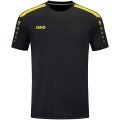 JAKO Sport-Tshirt Trikot Power (Polyester-Interlock, strapazierfähig) schwarz/gelb Herren