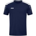 JAKO Sport-Tshirt Trikot Power (Polyester-Interlock, strapazierfähig) marineblau Kinder