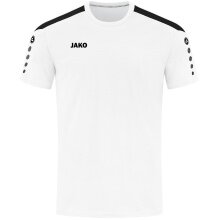 JAKO Sport-Tshirt Power (strapazierfähig, angenehmes Tragegefühl) weiss Kinder