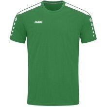 JAKO Sport-Tshirt Power (strapazierfähig, angenehmes Tragegefühl) grün Kinder