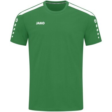 JAKO Sport-Tshirt Power (strapazierfähig, angenehmes Tragegefühl) grün Kinder