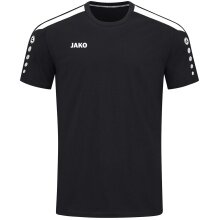 JAKO Sport-Tshirt Power (strapazierfähig, angenehmes Tragegefühl) schwarz Kinder
