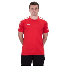 JAKO Sport-Tshirt Power (strapazierfähig, angenehmes Tragegefühl) rot Herren
