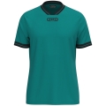 JAKO Sport-Tshirt Retro Trikot (V-Ausschnitt, atmungsaktiv) kurzarm türkisblau Herren