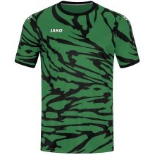 JAKO Sport-Tshirt Trikot Animal (Polyester-Interlock, angenehmes Tragegefühl) grün/schwarz Herren
