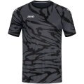 JAKO Sport-Tshirt Trikot Animal (Polyester-Interlock, angenehmes Tragegefühl) anthrazitgrau/schwarz Kinder