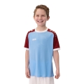 JAKO Sport-Tshirt Trikot Iconic (Polyester-Interlock) himmelblau/winerot Kinder