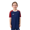 JAKO Sport-Tshirt Trikot Iconic (Polyester-Interlock) navyblau/rot Kinder