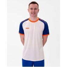 JAKO Sport-Tshirt Trikot Iconic (Polyester-Interlock) weiss/royalblau/orange Herren