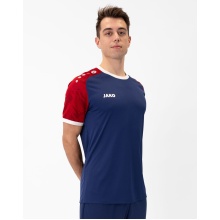 JAKO Sport-Tshirt Trikot Iconic (Polyester-Interlock) navyblau/rot Herren