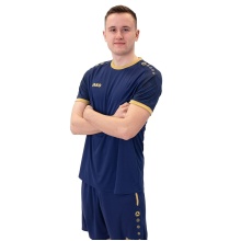 JAKO Sport-Tshirt Trikot Iconic (Polyester-Interlock) navyblau/marineblau/gold Herren