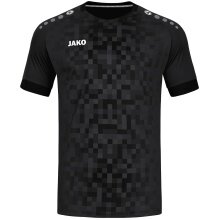 JAKO Sport-Tshirt Trikot Pixel (atmungsaktiv, schnelltrocknend) schwarz Kinder