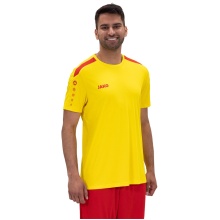 JAKO Sport-Tshirt Trikot Power (Polyester-Interlock, strapazierfähig) gelb/rot Herren