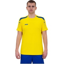 JAKO Sport-Tshirt Trikot Power (Polyester-Interlock, strapazierfähig) gelb/royalblau Herren