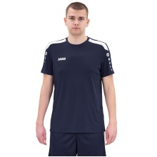 JAKO Sport-Tshirt Trikot Power (Polyester-Interlock, strapazierfähig) marineblau Herren