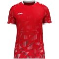 JAKO Sport-Tshirt Trikot Sonic KA (schnelltrocknend, strapazierfähig) rot/schwarz/weiss Kinder