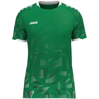 JAKO Sport-Tshirt Trikot Sonic KA (schnelltrocknend, strapazierfähig) grün/schwarz/weiss Herren