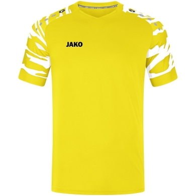 JAKO Sport-Tshirt Trikot Wild (Polyester-Stretch-Jersey) gelb/weiss Herren