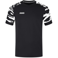JAKO Sport-Tshirt Trikot Wild (Polyester-Stretch-Jersey) schwarz/weiss Herren
