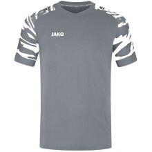 JAKO Sport-Tshirt Trikot Wild (Polyester-Stretch-Jersey) dunkelgrau/weiss Herren