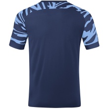 JAKO Sport-Tshirt Trikot Wild (Polyester-Stretch-Jersey) navyblau/skyblau Herren