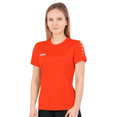 JAKO Sport-Shirt Trikot Team Kurzarm (100% Polyester) orange Damen