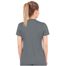 JAKO Sport-Shirt Trikot Team Kurzarm (100% Polyester) dunkelgrau Damen
