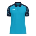 JAKO Sport-Polo Sonic (leicht, atmungsaktiv) aquablau/marineblau Herren