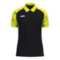 JAKO Sport-Polo Sonic (leicht, atmungsaktiv) schwarz/neongelb Herren