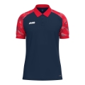 JAKO Sport-Polo Sonic (leicht, atmungsaktiv) marineblau/rot Herren