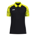 JAKO Sport-Polo Sonic (leicht, atmungsaktiv) schwarz/neongelb Jungen