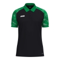 JAKO Sport-Polo Sonic (leicht, atmungsaktiv) schwarz/grün Jungen