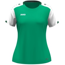 JAKO Sport-Shirt Dynamic (100% rec.Polyester) grün/weiss/dunkelgrün Damen