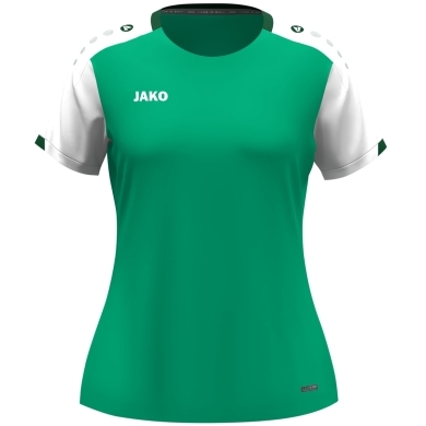 JAKO Sport-Shirt Dynamic (100% rec.Polyester) grün/weiss/dunkelgrün Damen