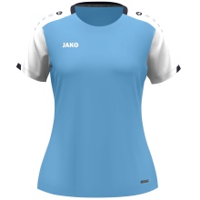 JAKO Sport-Shirt Dynamic (100% rec.Polyester) himmelblau/weiss/marineblau Damen