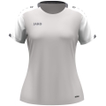 JAKO Sport-Shirt Dynamic (100% rec.Polyester) hellgrau/weiss/grau Damen