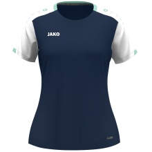 JAKO Sport-Shirt Dynamic (100% rec.Polyester) nachtblau/weiss/hellgrau Damen