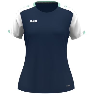 JAKO Sport-Shirt Dynamic (100% rec.Polyester) nachtblau/weiss/hellgrau Damen