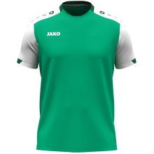 JAKO Sport-Tshirt Dynamic (100% rec.Polyester) grün/weiss/dunkelgrün Kinder