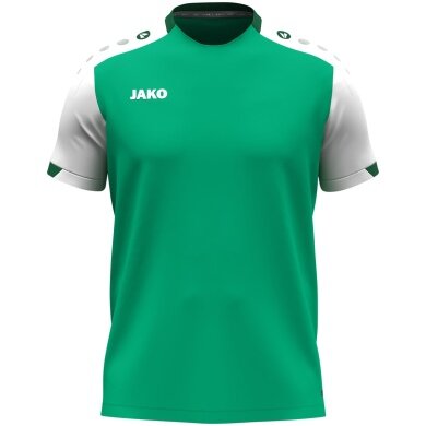 JAKO Sport-Tshirt Dynamic (100% rec.Polyester) grün/weiss/dunkelgrün Kinder