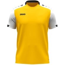JAKO Sport-Tshirt Dynamic (100% rec.Polyester) gelb/weiss/schwarz Kinder