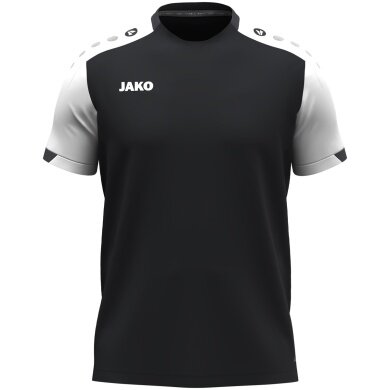 JAKO Sport-Tshirt Dynamic (100% rec.Polyester) schwarz/weiss/anthrazitgrau Kinder