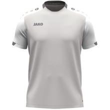 JAKO Sport-Tshirt Dynamic (100% rec.Polyester) hellgrau/weiss/grau Kinder
