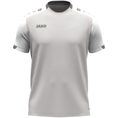 JAKO Sport-Tshirt Dynamic (100% rec.Polyester) hellgrau/weiss/grau Kinder