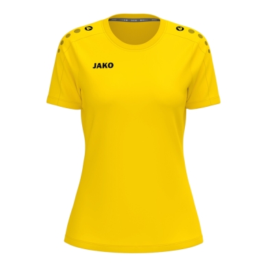JAKO Sport-T-Shirt One Cotton (Baumwolle-Mischung) gelb Damen