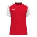 JAKO Sport-Tshirt Sonic (atmungsaktiv, strapazierfähig) rot/weiss Herren