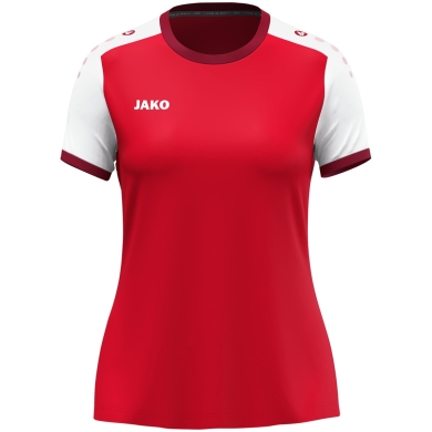 JAKO Sport-Shirt Dynamic Trikot (Polyester-Micro-Mesh) rot/weiss Damen