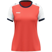 JAKO Sport-Shirt Dynamic Trikot (Polyester-Micro-Mesh) coralrot/weiss Damen