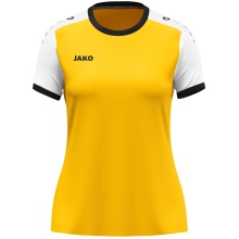 JAKO Sport-Shirt Dynamic Trikot (Polyester-Micro-Mesh) gelb/weiss Damen